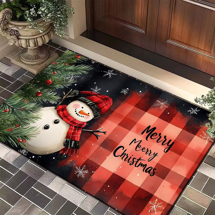 Festive Christmas Welcome Mat Kalsten