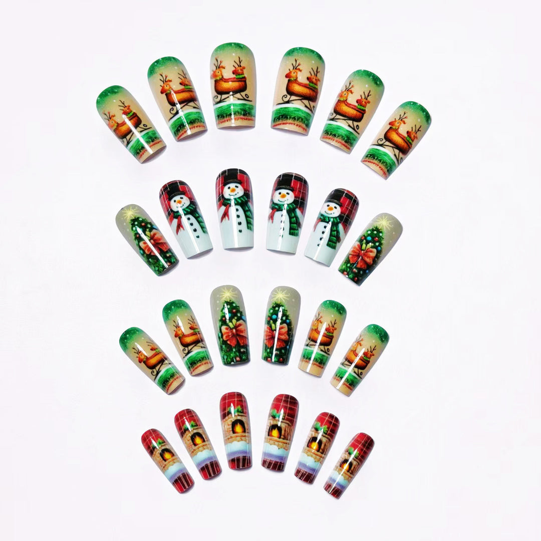 Holiday-Themed Nail Art Design Kalsten