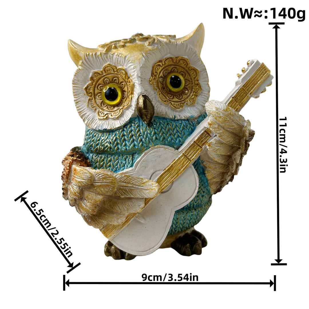 Artful owl figure in maritime design Kalsten