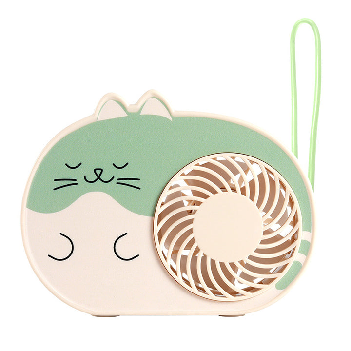 Women Portable Cat Mini Fan Kalsten