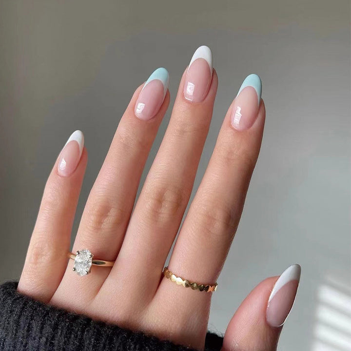 Artful nail art with French design Kalsten