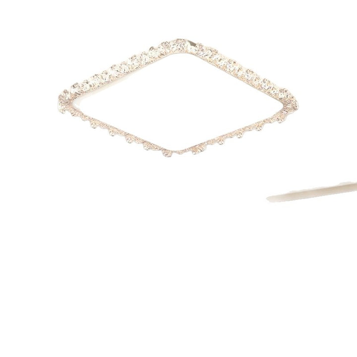 Elegant Crystal Frame Ceiling Light