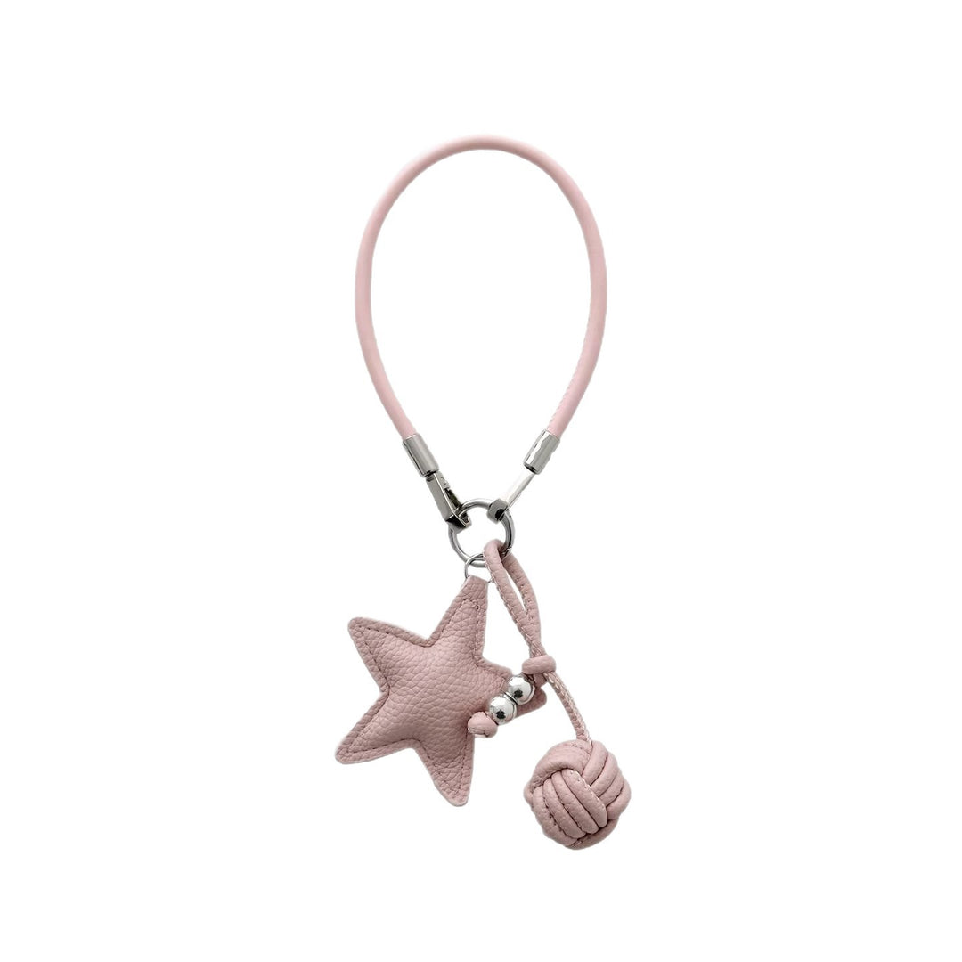 Decorative Leather Star Keychain Kalsten