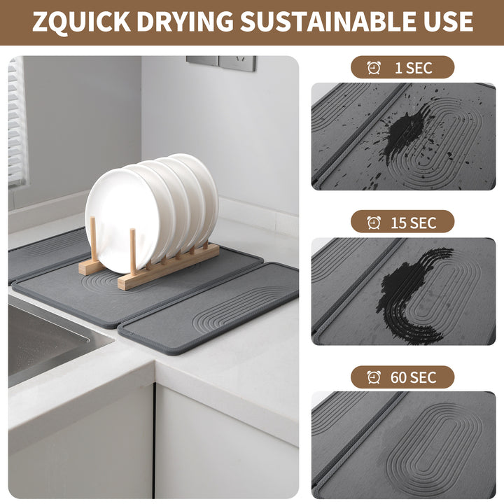 Ultra-Absorbent Kitchen Drying Mat Kalsten