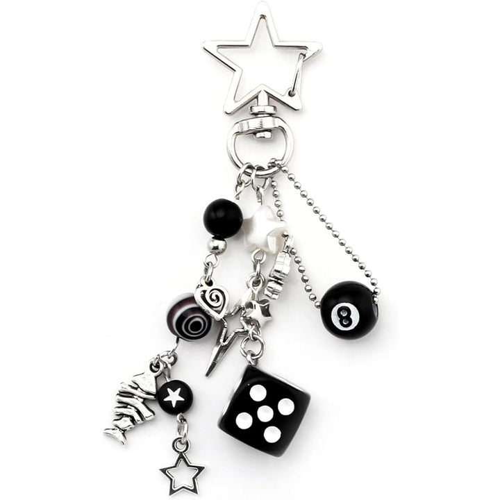 Keychain with Colorful Dice Kalsten