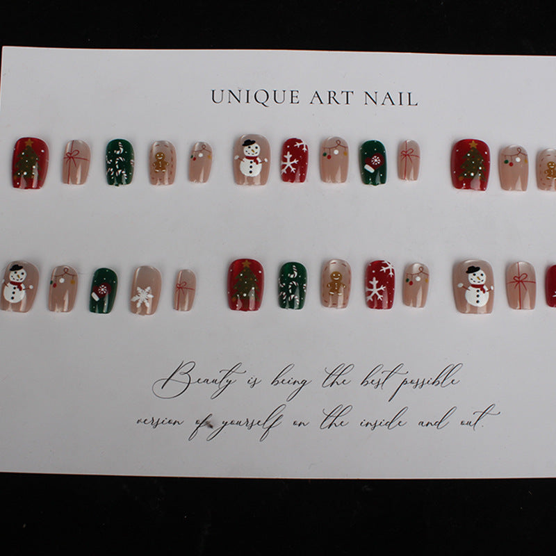 Festive Themed Press-On Nail Set