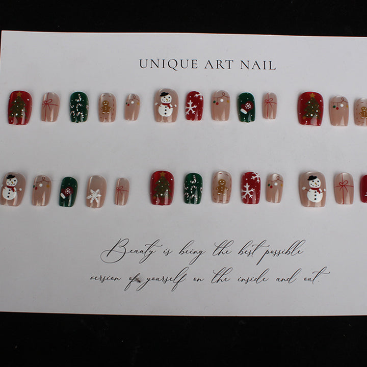 Festive Themed Press-On Nail Set