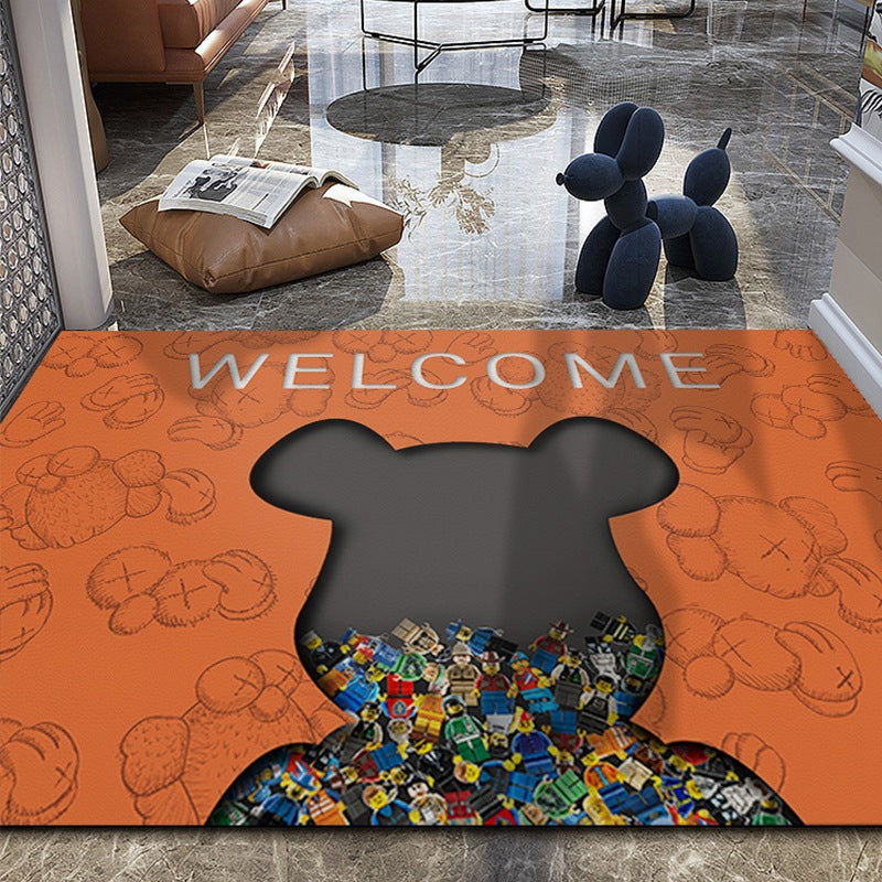 Cute Dog-Themed Entrance Mat