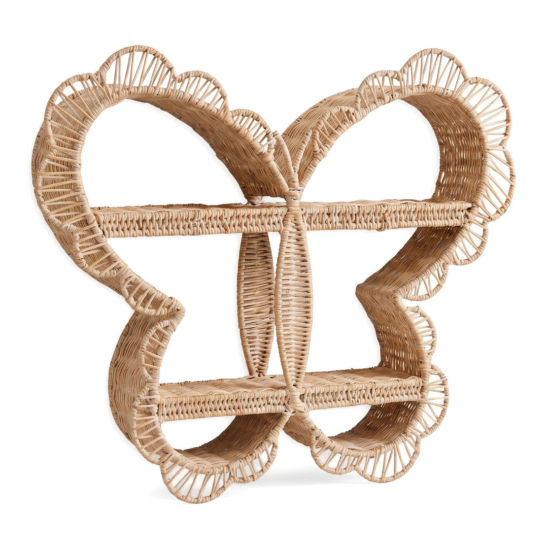 Playful wall shelf in butterfly design Kalsten