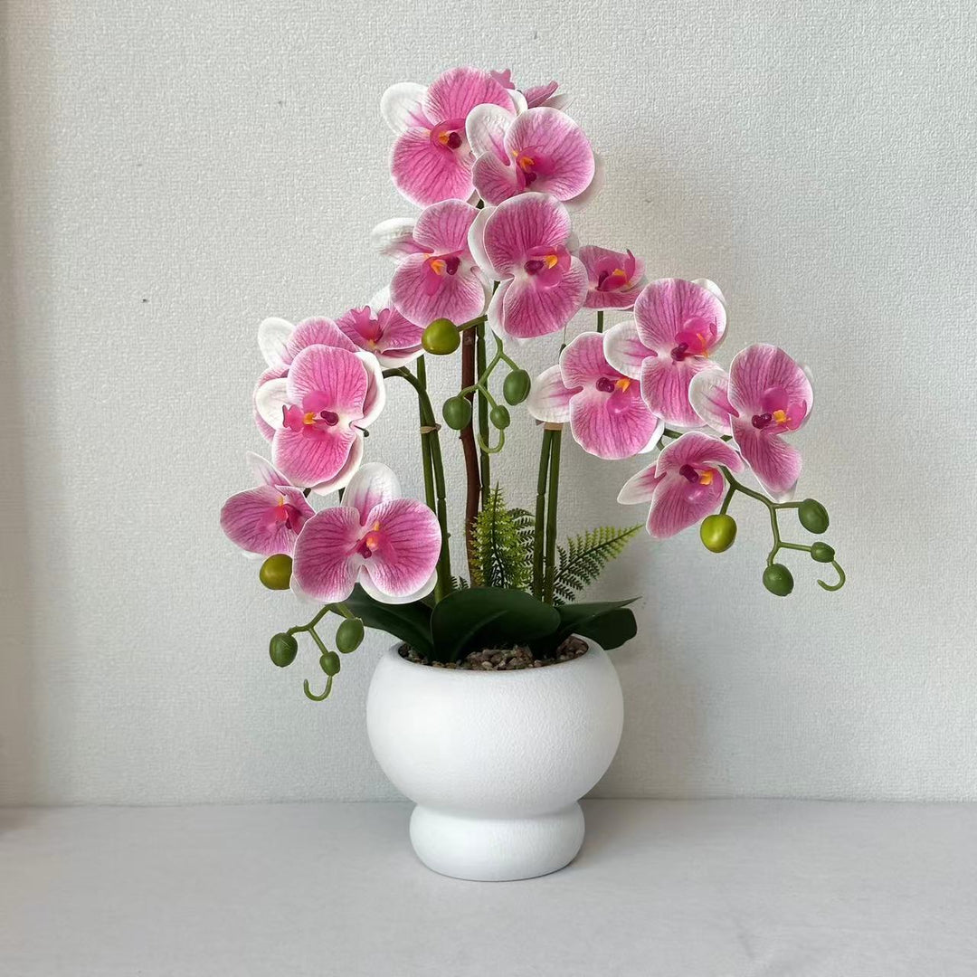Elegant Faux Orchid Plant