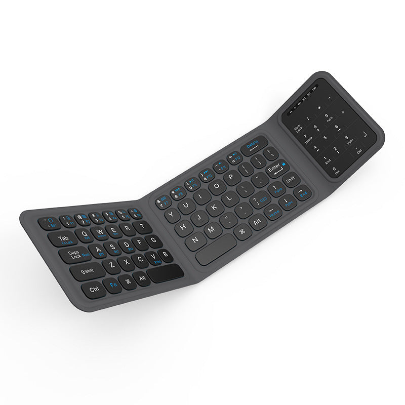 Foldable Bluetooth Keyboard with Silent Switch Keys Kalsten