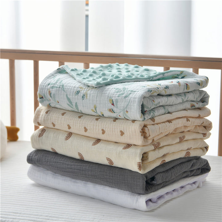 Plush Quilted Double-Sided Baby Blanket kalsten