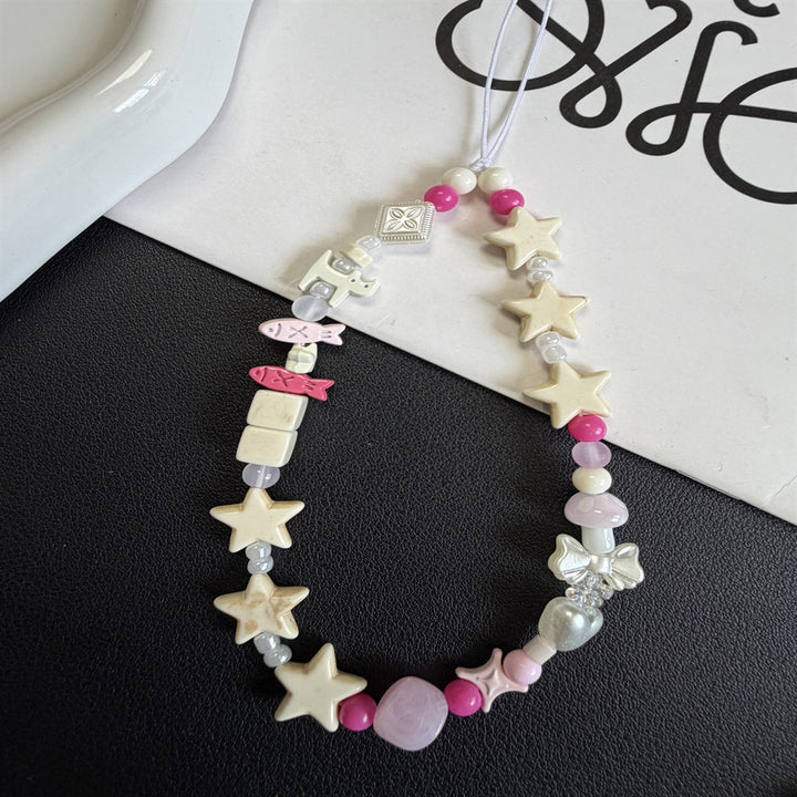 Coastal-Inspired Beaded Charm Necklace Kalsten