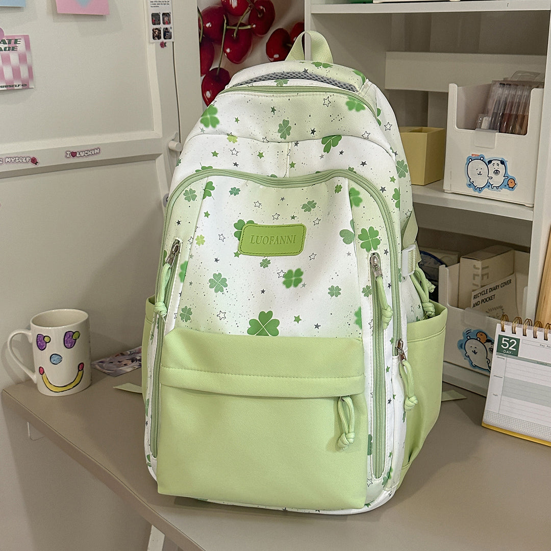 Stylish Floral Print Student Backpack Kalsten