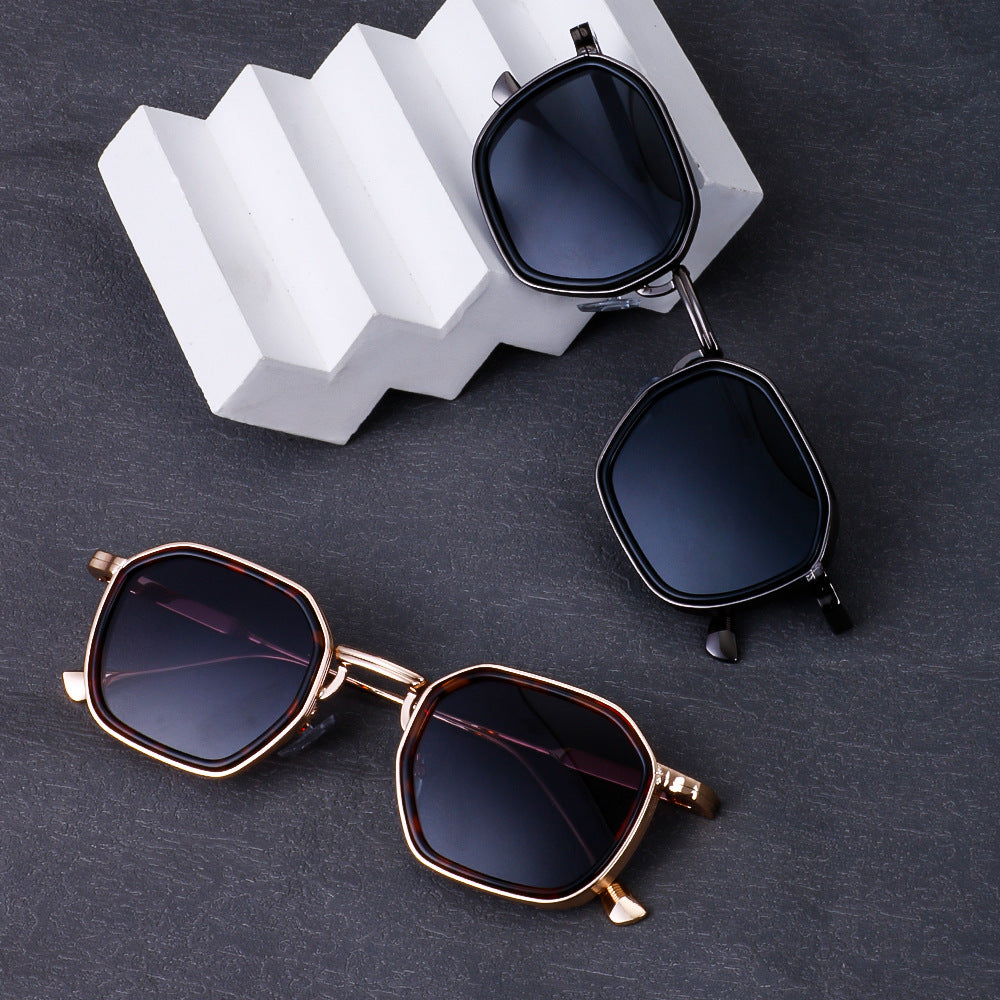 Ladies stylish sunglasses in modern octagonal design with high-quality polarized lenses Kalsten