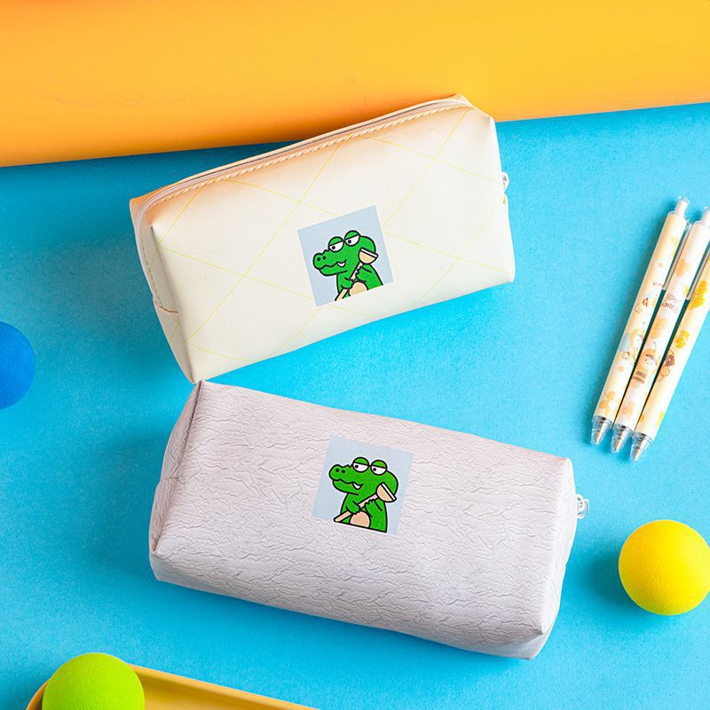 Creative Cartoon-Themed Zippered Pencil Case