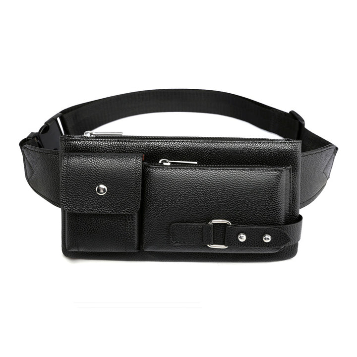 Fashionable Leather Messenger Belt Bag