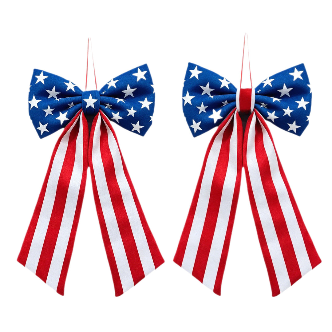 Ladies nano festive satin bow with hanging band and double ribbons Kalsten