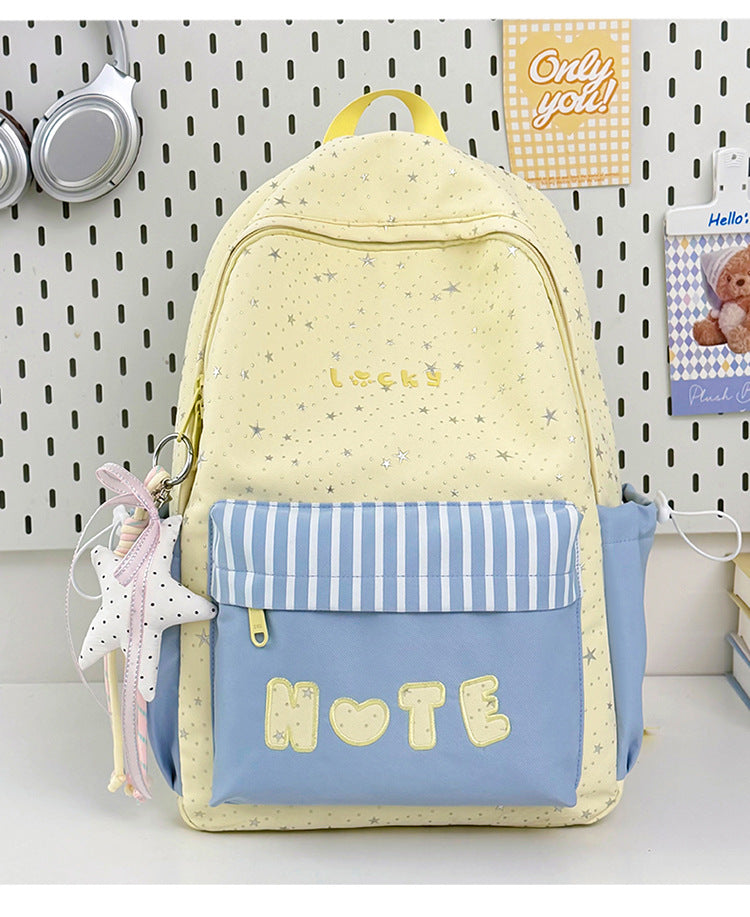 Star Print School Backpack Kalsten