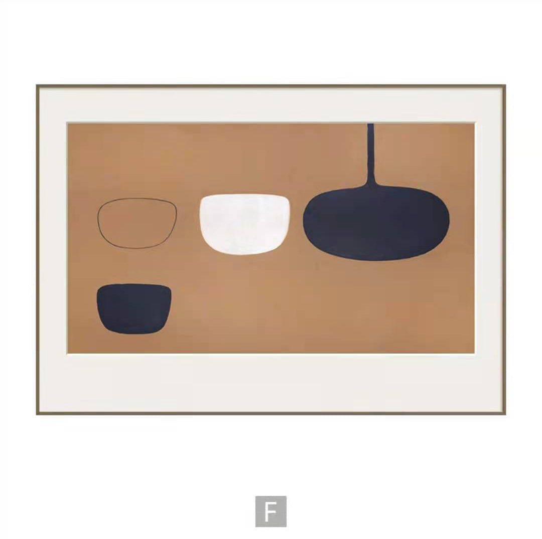 Minimalist Framed Face Art