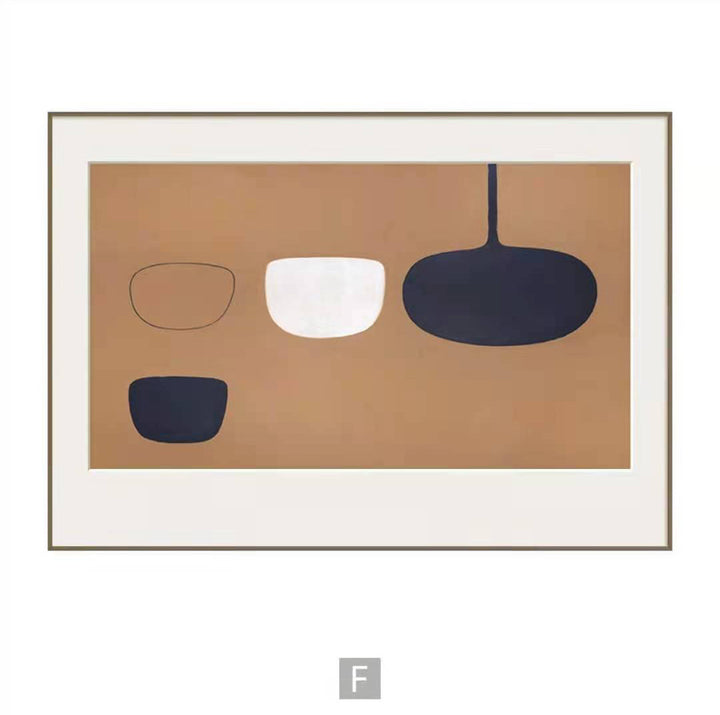 Minimalist Framed Face Art