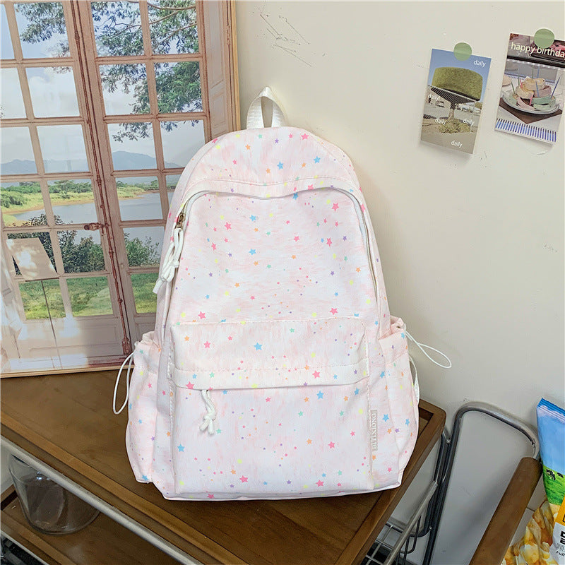 Star-Embellished School Backpack Kalsten