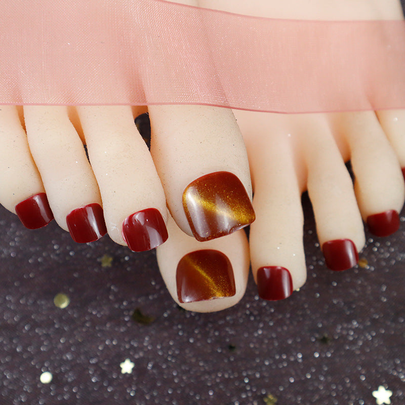 Premium Glossy Press-On Toenails Kit Kalsten