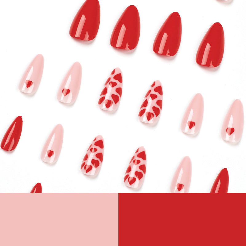 Artful Nail Art with Hearts Kalsten