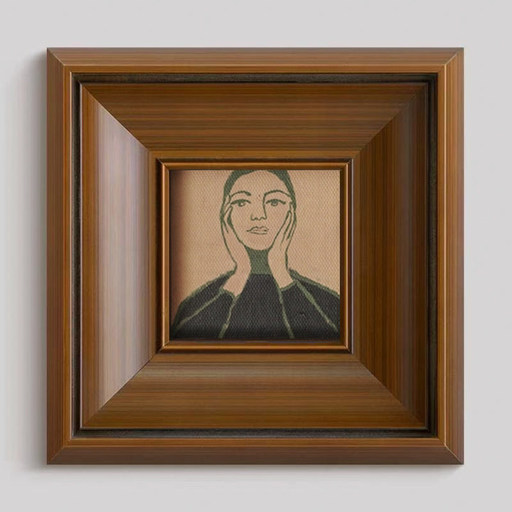 Framed Artistic Emotional Portrait Wall Art