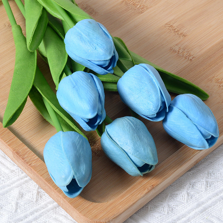 Realistic Artificial Tulip Bouquet