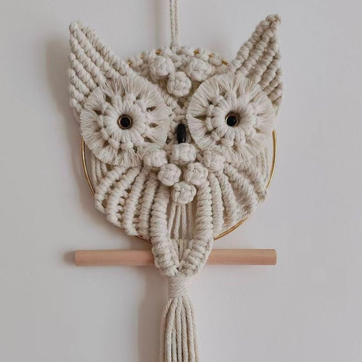 Macrame Owl Wall Art