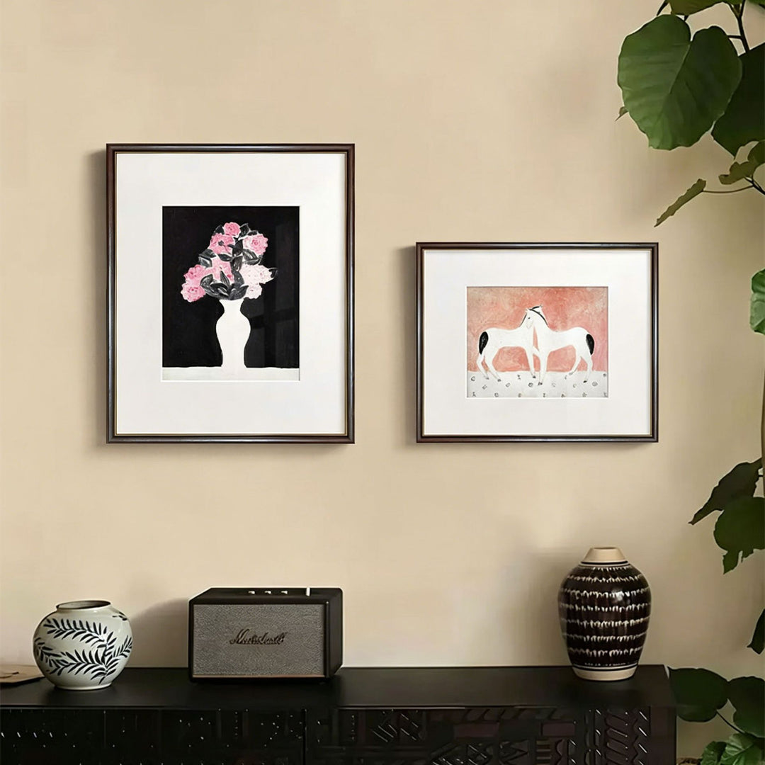 Framed Floral Still Life Wall Art
