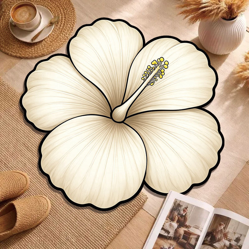 Decorative Floral Accent Rug