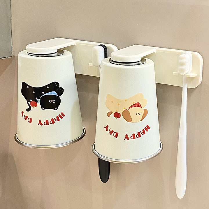 Stainless Steel Drinking Cup with Cheerful Dog Design Kalsten