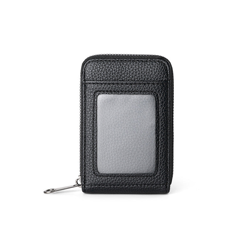 Premium Leather Zippered Cardholder