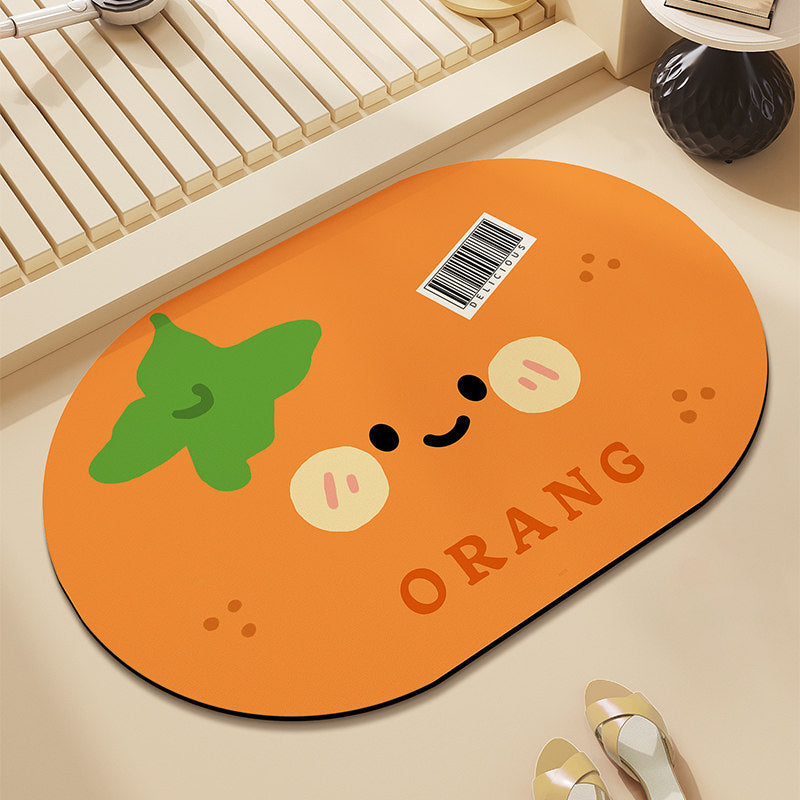 Cute Cartoon Character Floor Mat