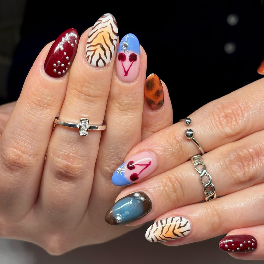 Creative Artistic Press-On Nail Collection