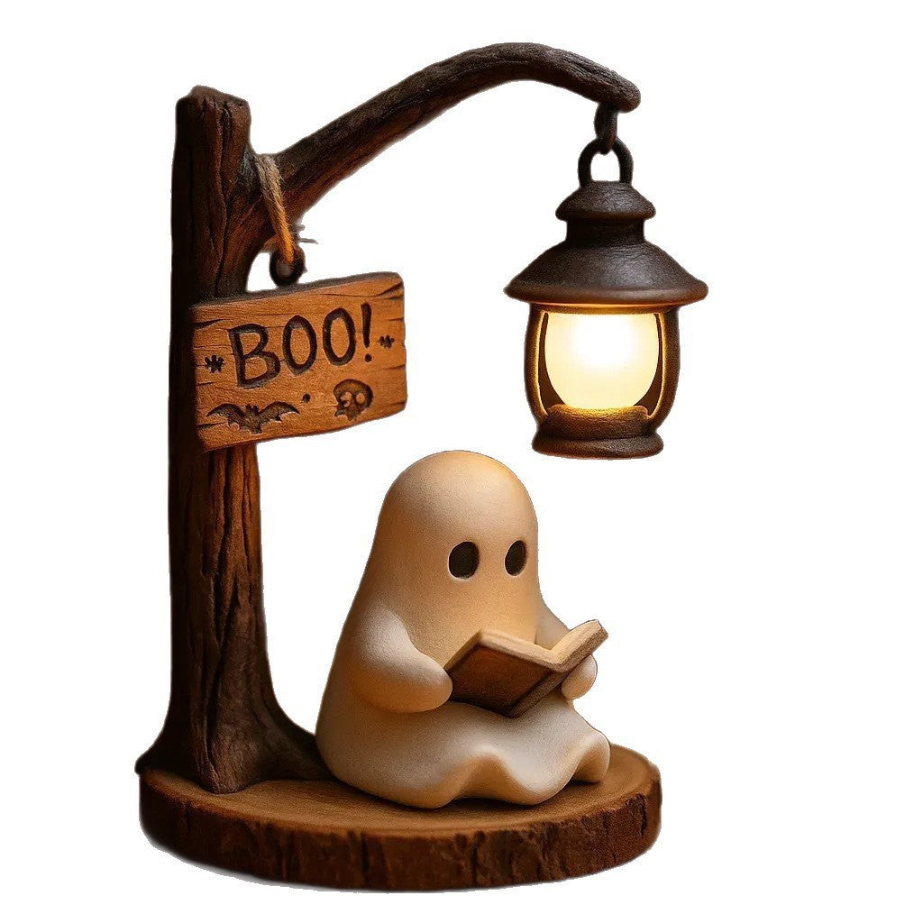 Halloween-Themed Ghost Reading Lamp Kalsten