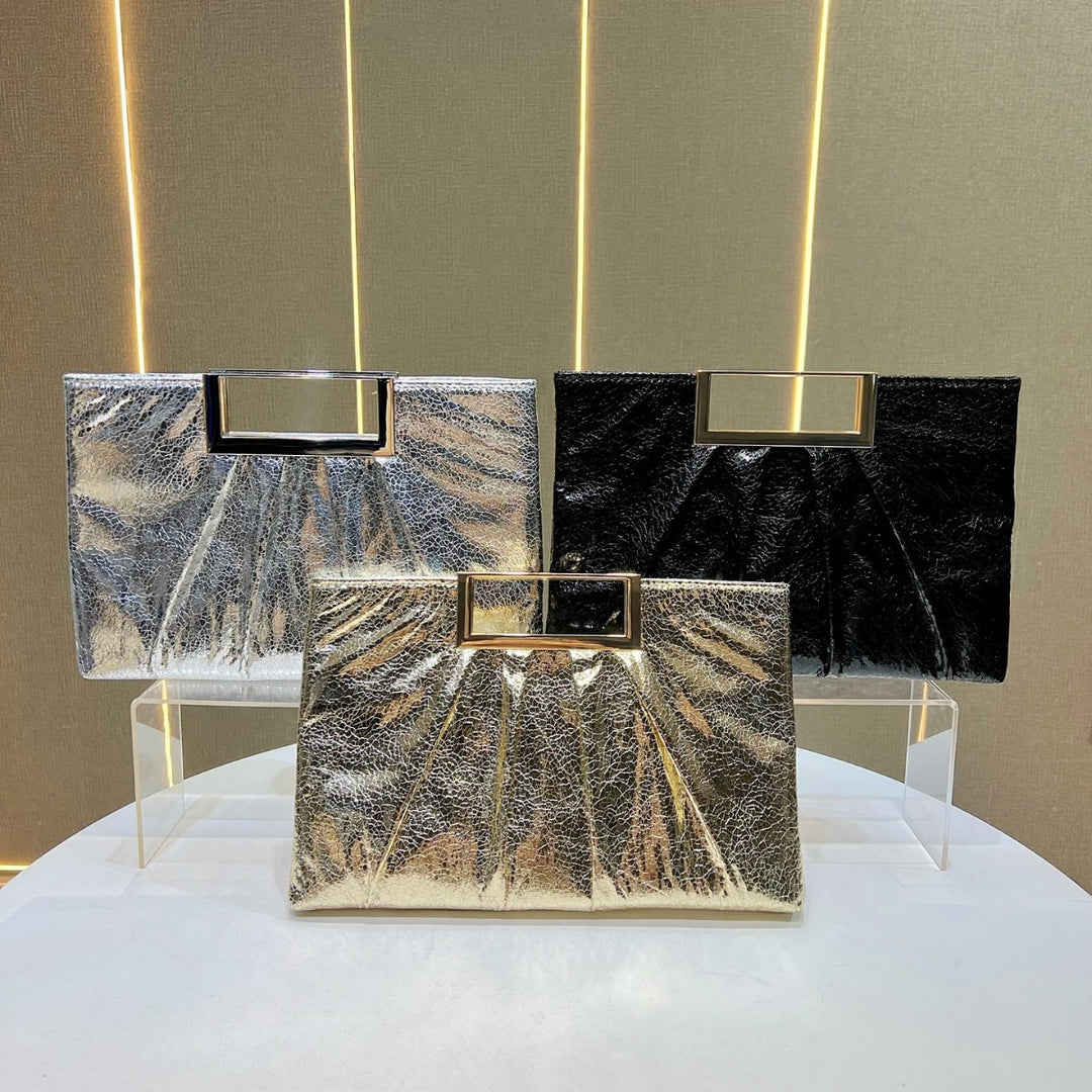 Stylish Pleated Clutch Bag