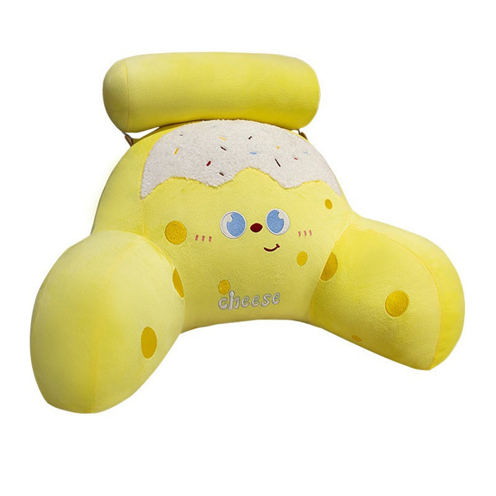 Plush pillow with cheese design Kalsten