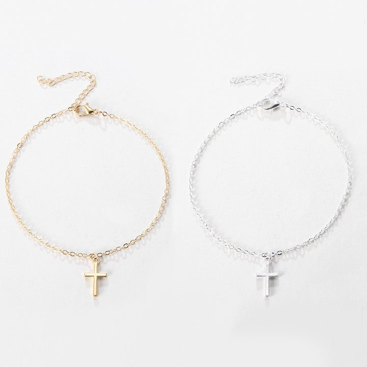 Delicate Cross Charm Bracelet Kalsten