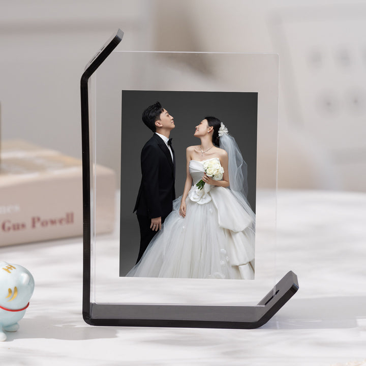 Artistic Acrylic Photo Display Frame for Home