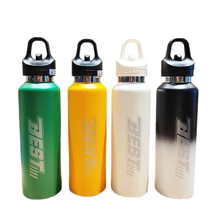Women's sustainable stainless steel water bottle with leak-proof lid and handle Kalsten