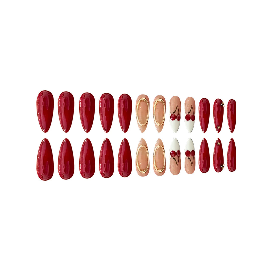 Chic Almond-Shaped Nail Extensions Kalsten