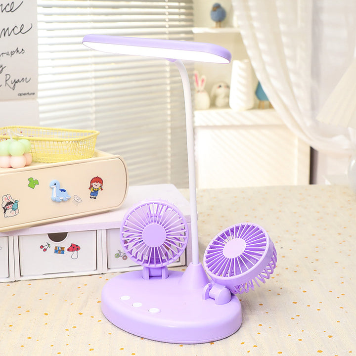 Women's Multifunctional Table Lamp with Integrated Fans Kalsten