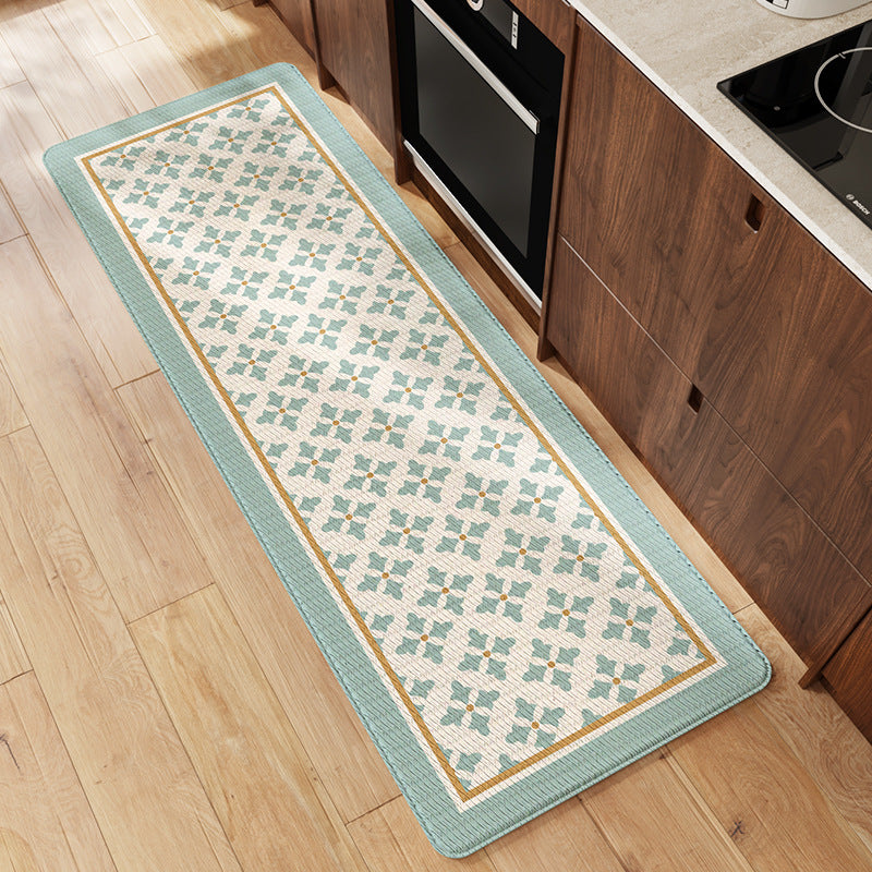 Floral Patterned Kitchen Comfort Mat