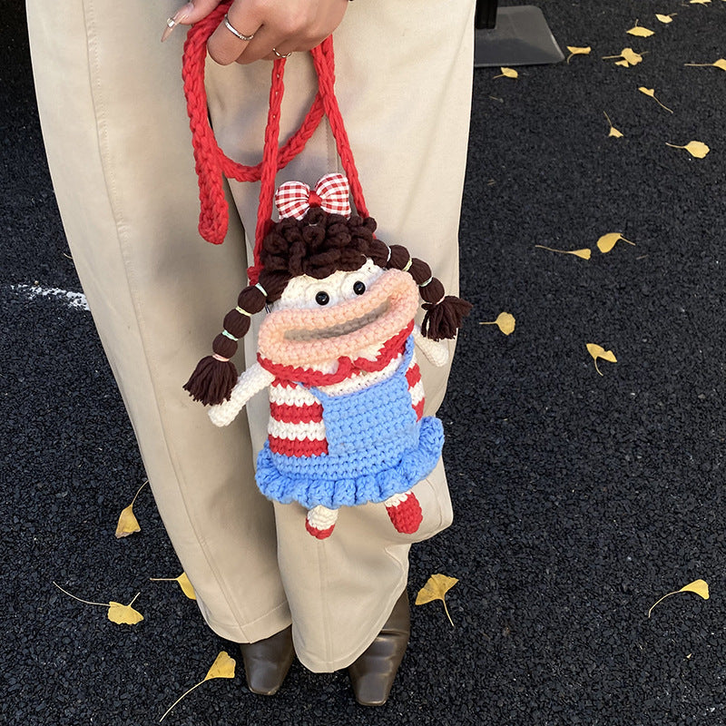 Creative Crochet Doll Handbag