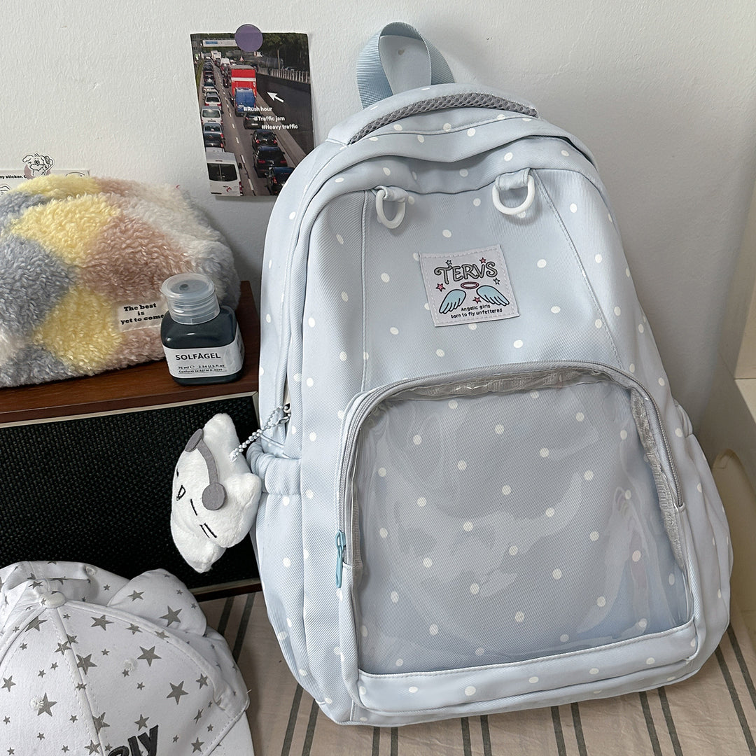 Cute Polka Dot Backpack Kalsten 1791205345