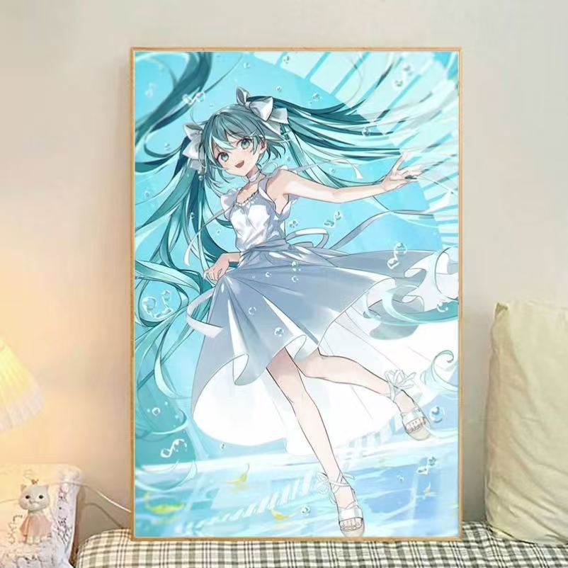 Anime-Themed Illustrated Canvas Art Print Kalsten