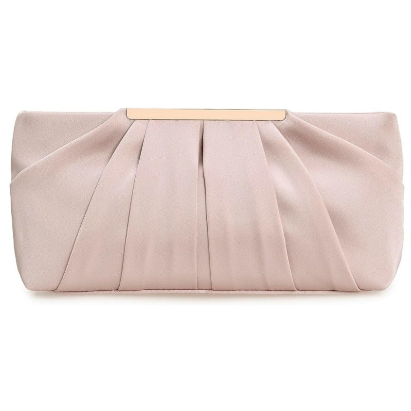 Elegant Clutch with Refined Pleat Details Kalsten